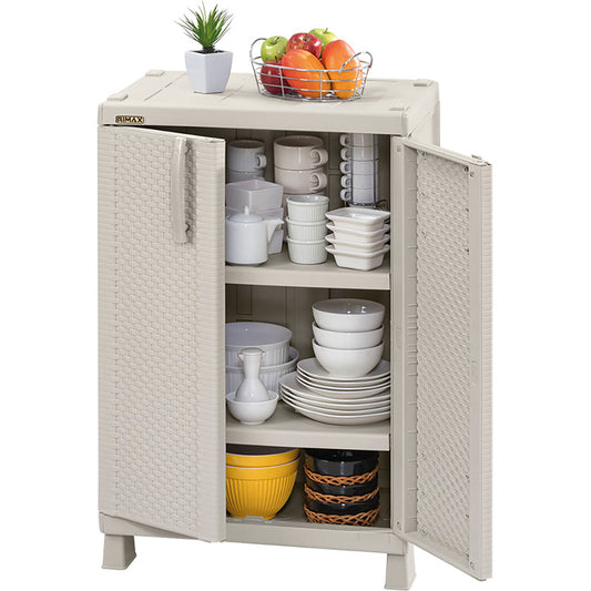 Armário Multiuso Plástico Médio Rattan Rimax