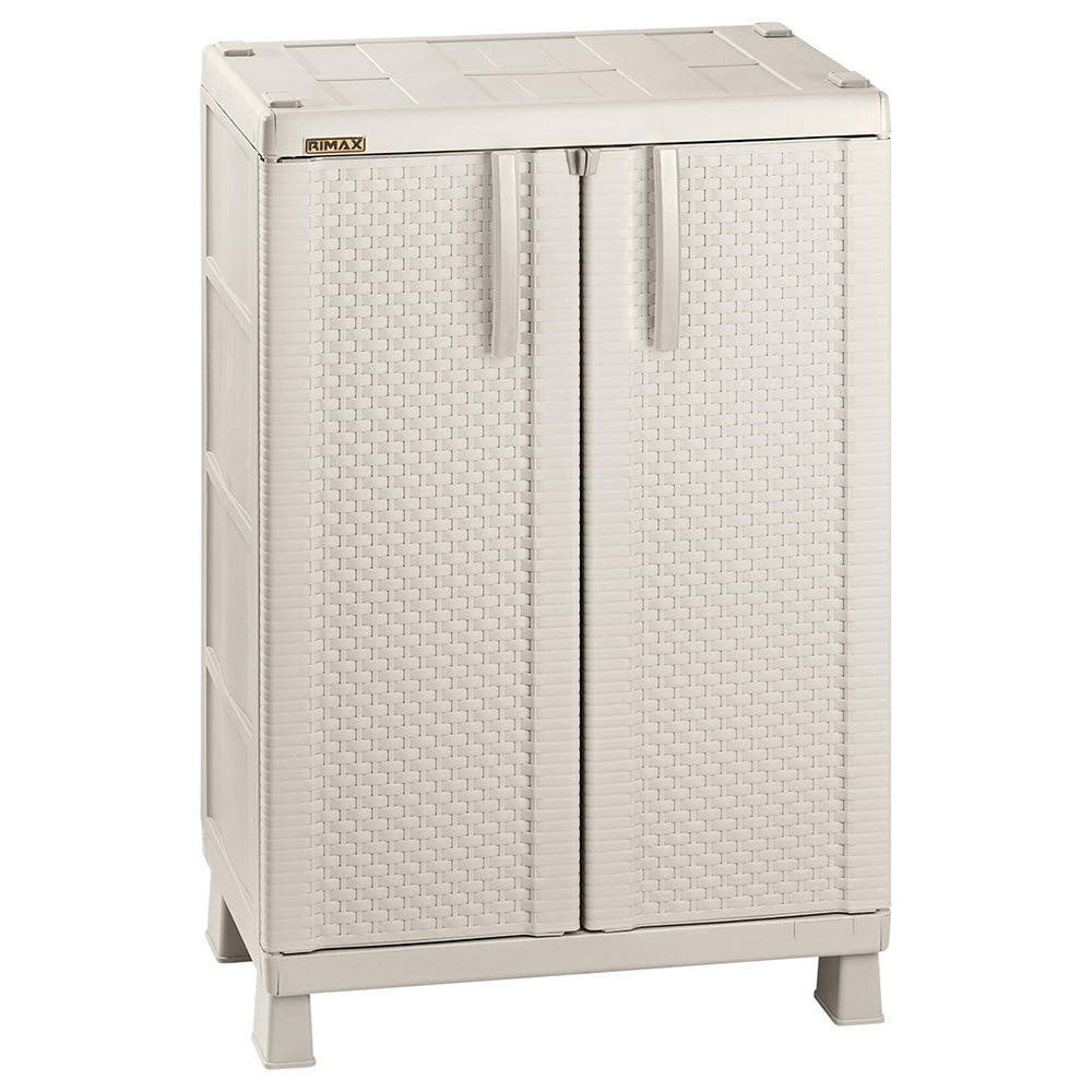 Armário Multiuso Plástico Médio Rattan Rimax