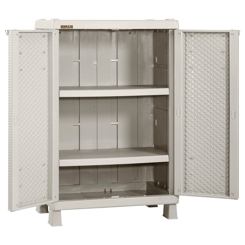Armário Multiuso Plástico Médio Rattan Rimax